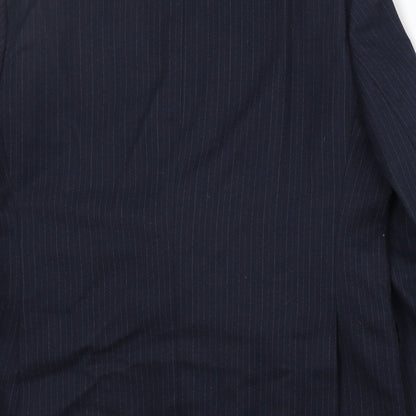 Mens UK Size 42 BHS Regular Blue Suit Jacket