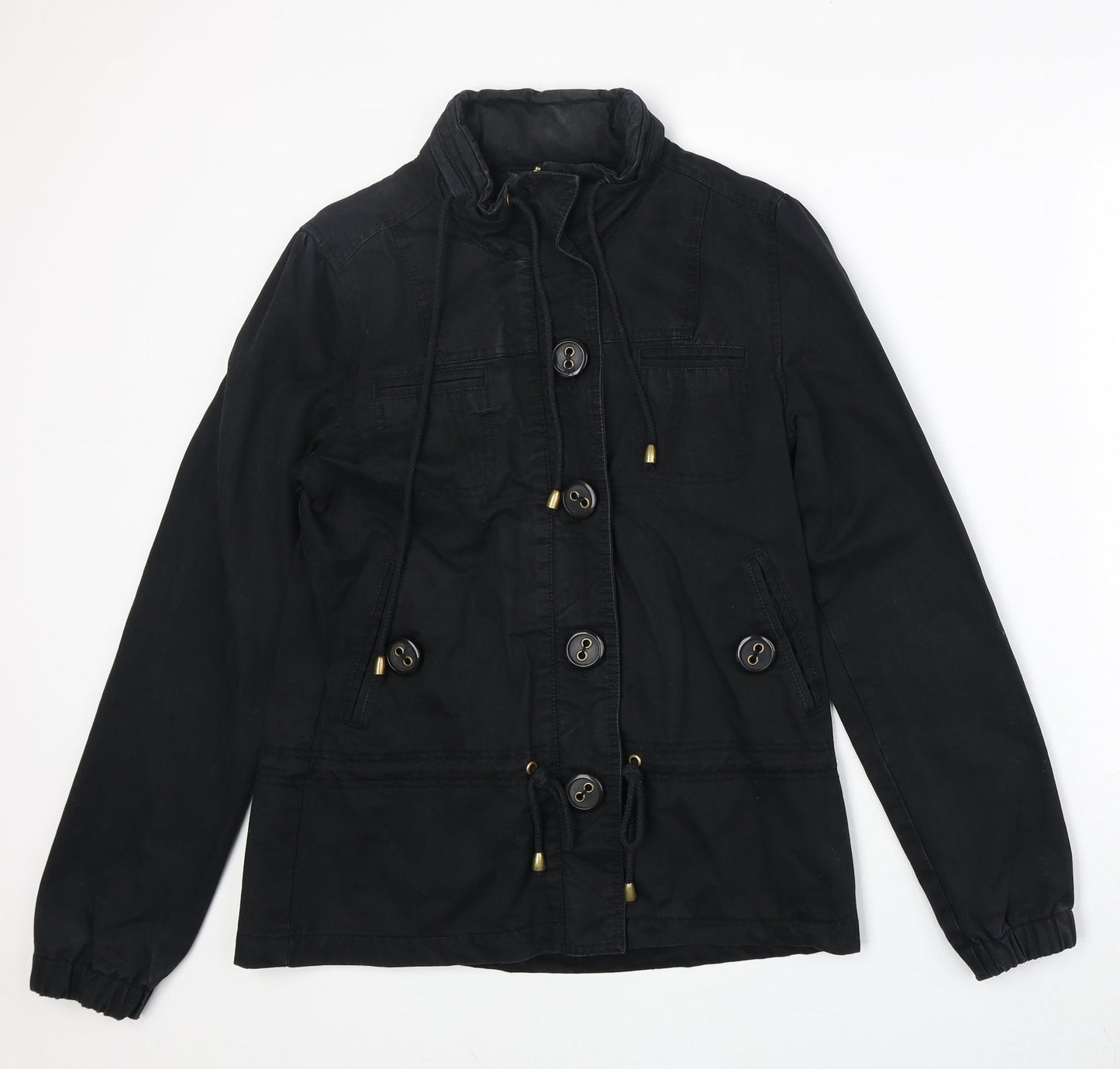 Review Womens Black Jacket Size M Zip
