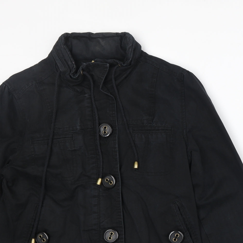 Review Womens Black Jacket Size M Zip