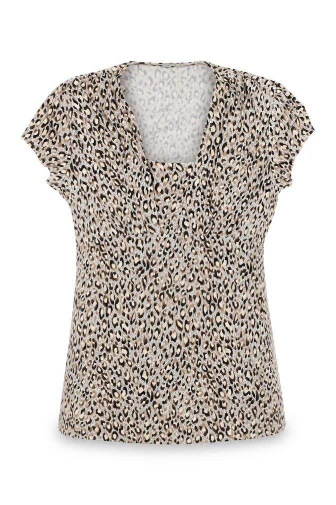 Womens UK Size 12 Marks and Spencer Beige Basic Blouse