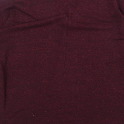 H&M Womens Red Cotton Pullover Sweatshirt Size S Pullover