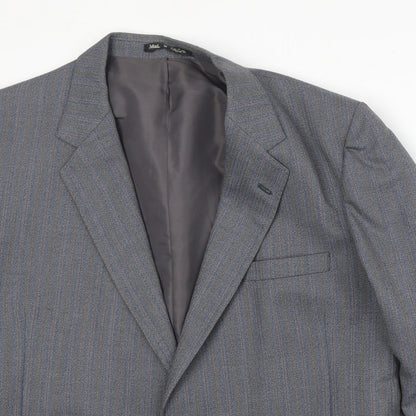 Mens UK Size 48 Harbarry of England Regular Grey Suit Jacket