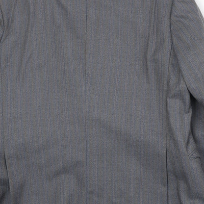 Mens UK Size 48 Harbarry of England Regular Grey Suit Jacket