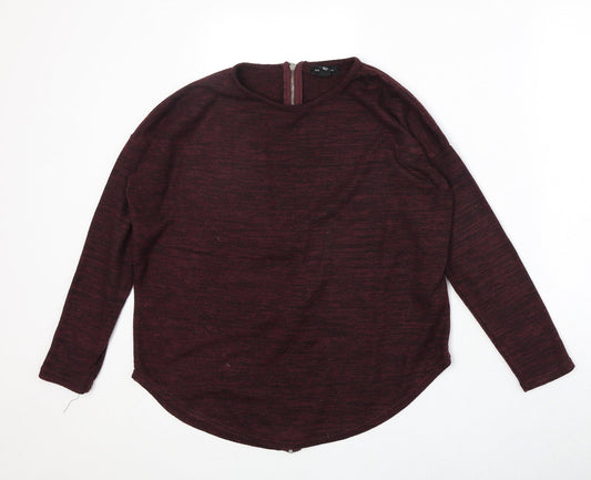 Womens UK Size M New Look Red Pullover Jumper