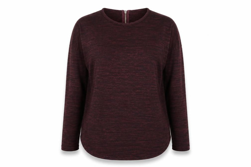 Womens UK Size M New Look Red Pullover Jumper