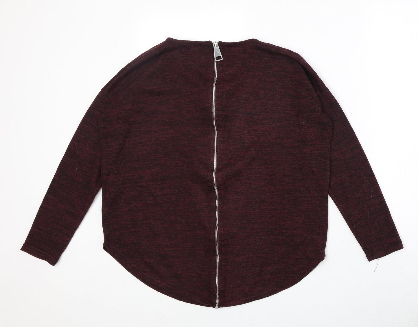 Womens UK Size M New Look Red Pullover Jumper