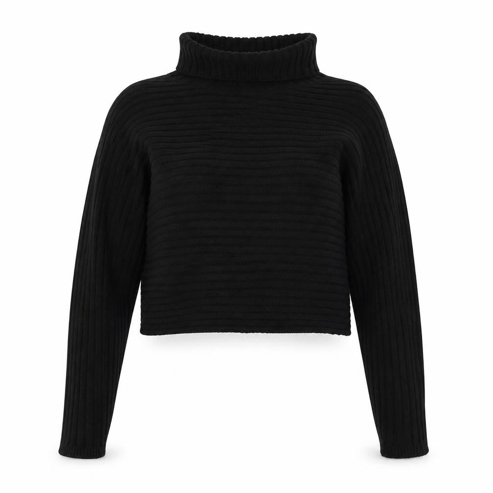 Womens UK Size S New Look Black Pullover Jumper