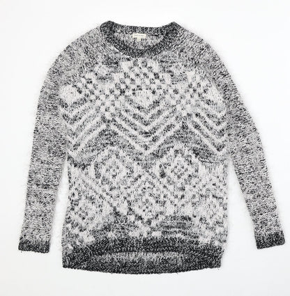 Womens UK Size 8 River Island Ivory Pullover Jumper