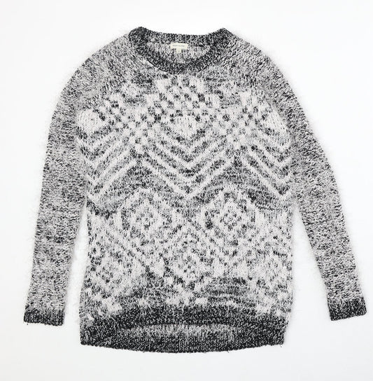 Womens UK Size 8 River Island Ivory Pullover Jumper