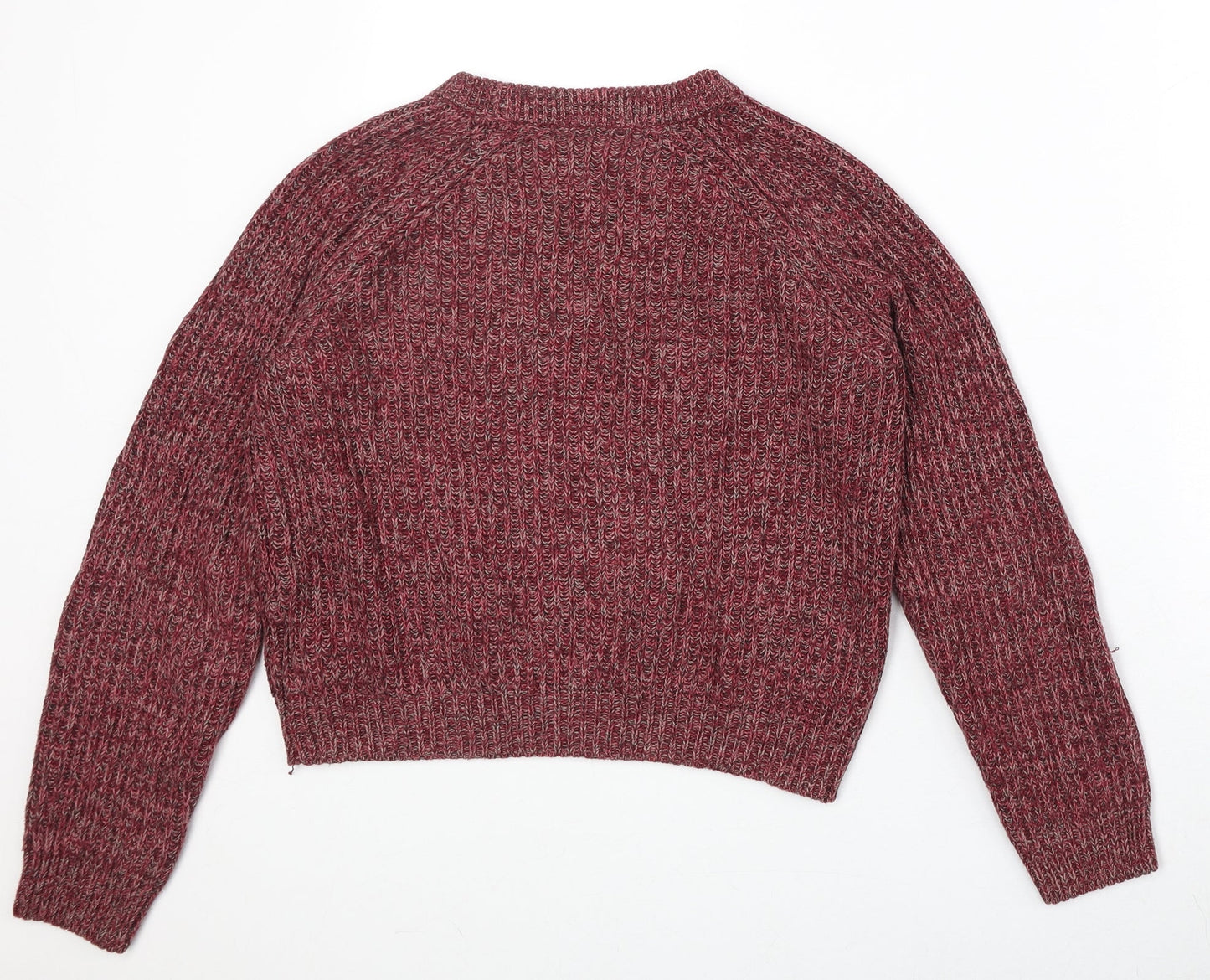 Womens UK Size XS H&M Red Pullover Jumper