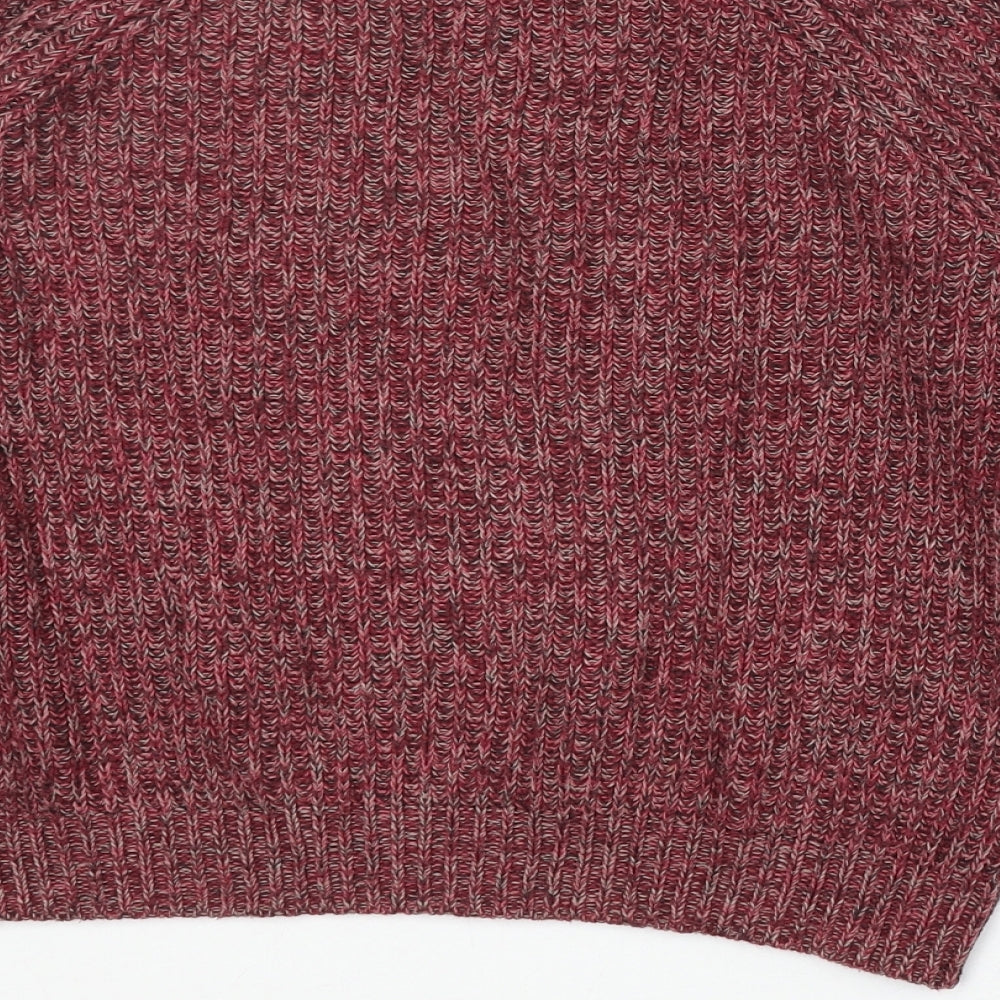 Womens UK Size XS H&M Red Pullover Jumper