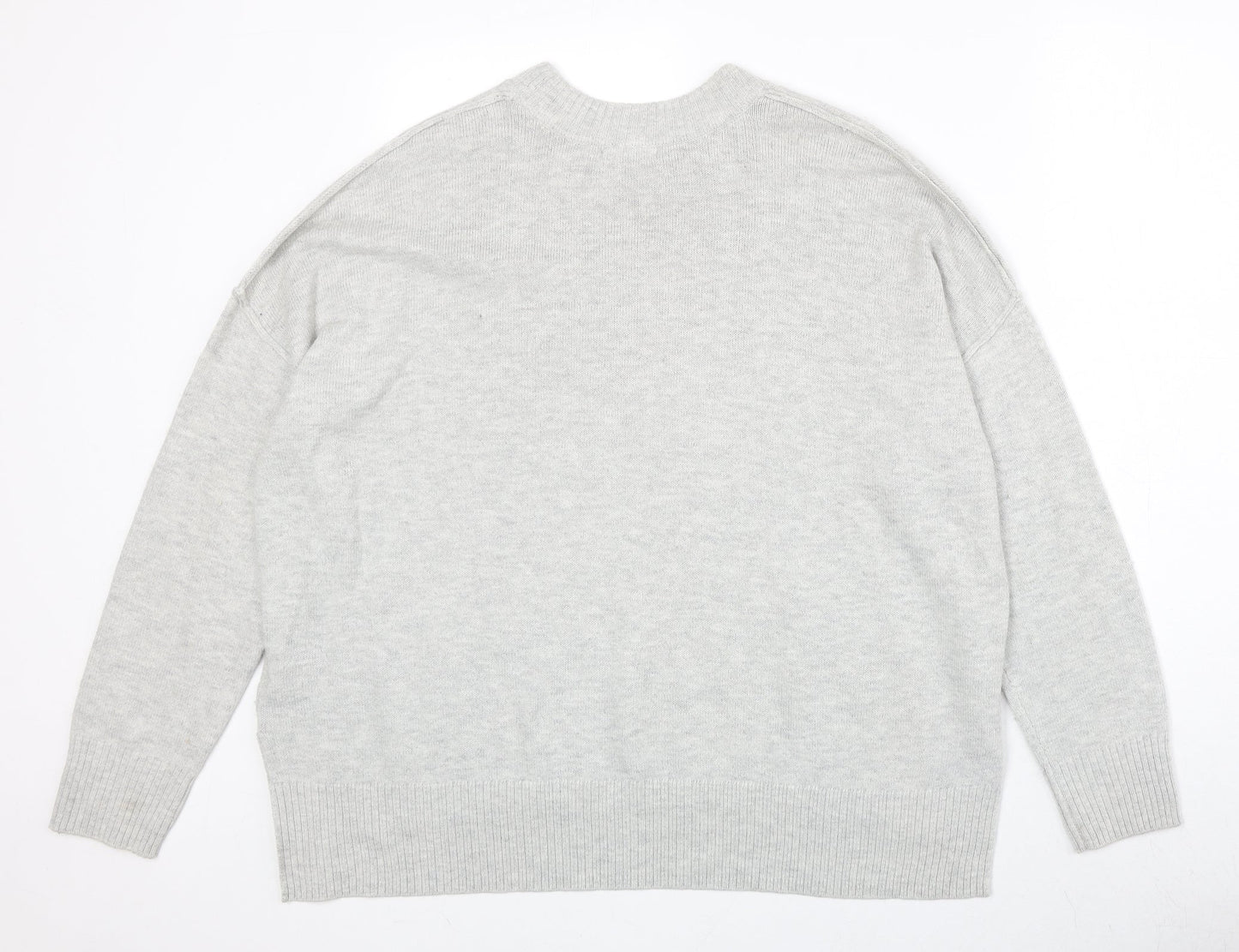 Womens UK Size M H&M Grey Pullover Jumper