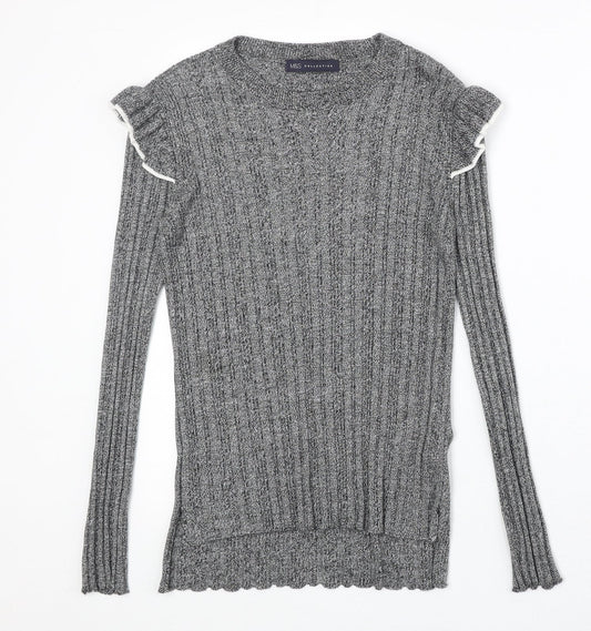 Womens UK Size 8 Marks and Spencer Grey Pullover Jumper