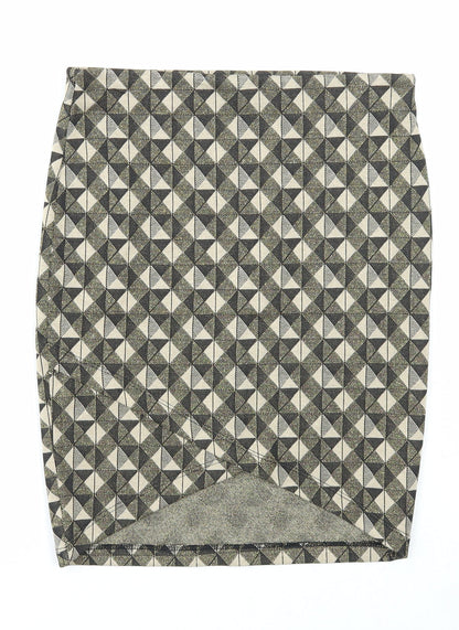 Womens UK Size S Stradivarius Straight & Pencil Jersey Skirt