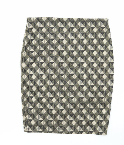 Womens UK Size S Stradivarius Straight & Pencil Jersey Skirt