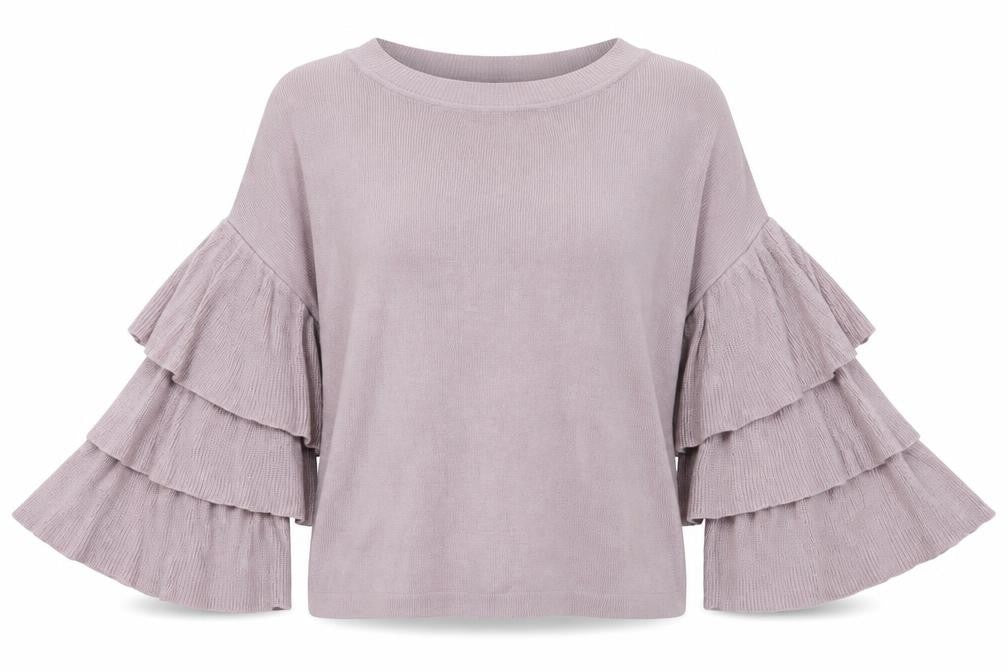 Derek Heart Womens Purple Round Neck Acrylic Pullover Jumper Size S