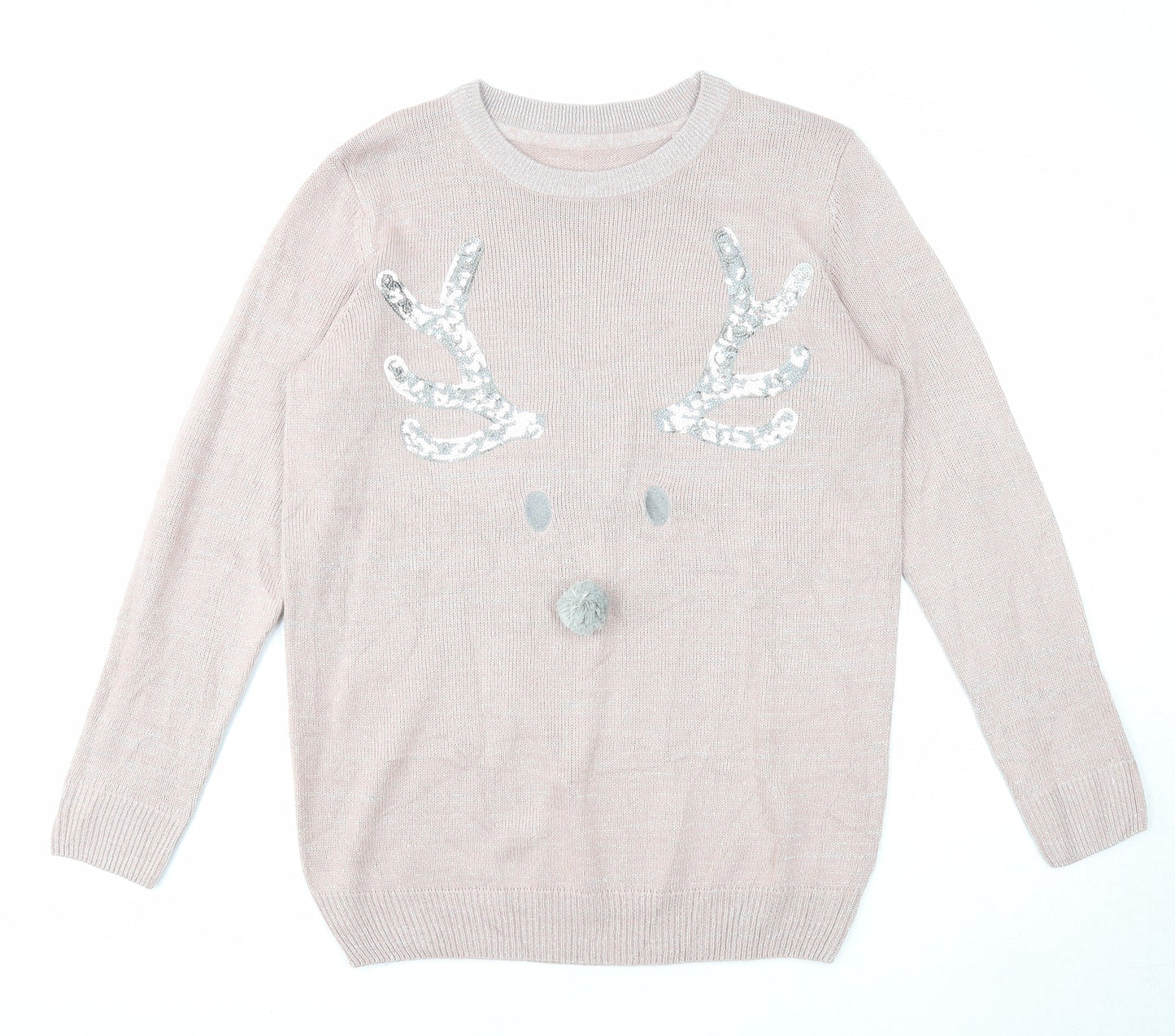 Womens UK Size M Blooming Marvellous Pink Pullover Jumper