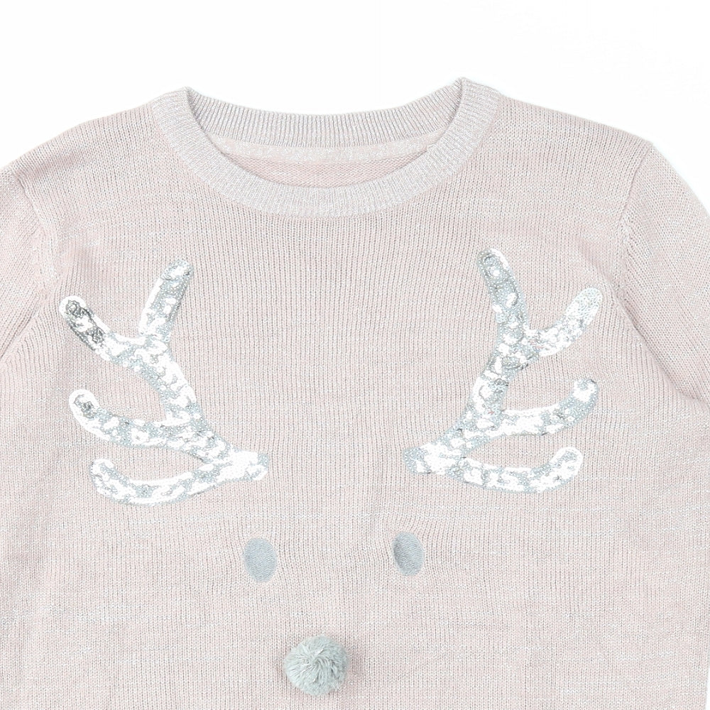Womens UK Size M Blooming Marvellous Pink Pullover Jumper