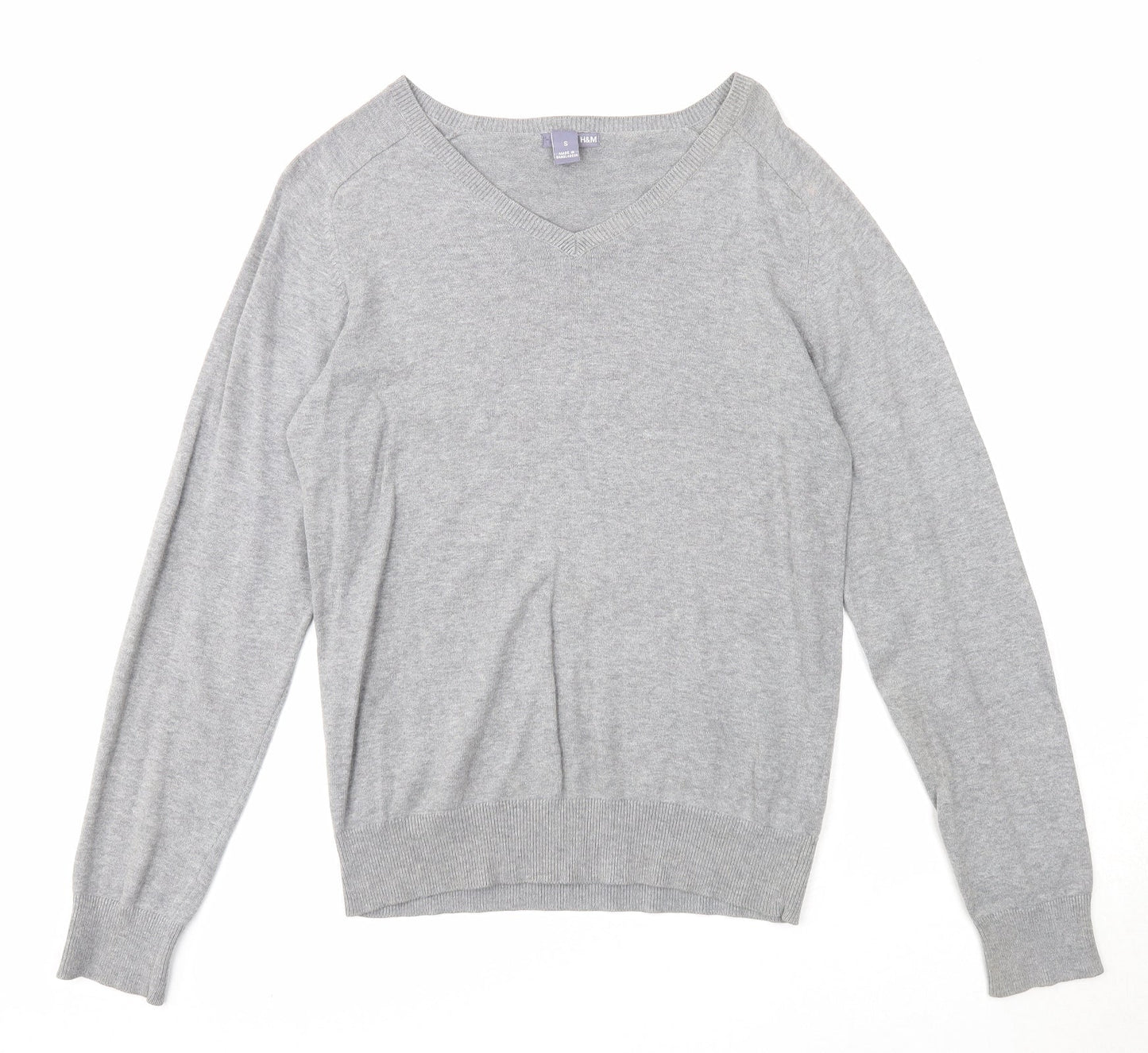 Womens UK Size S H&M Grey Pullover Jumper