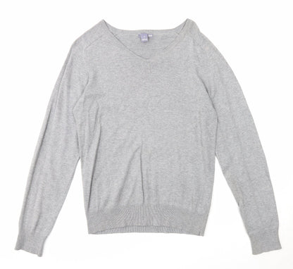 Womens UK Size S H&M Grey Pullover Jumper