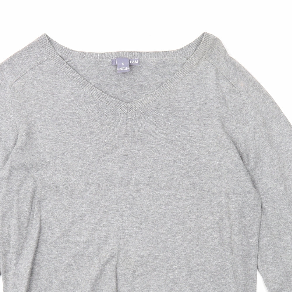 Womens UK Size S H&M Grey Pullover Jumper