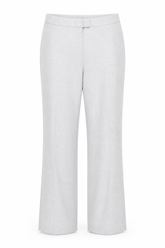 Womens UK Size 16 Agenda Regular Fit Dress Pants Grey Trousers