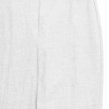 Womens UK Size 16 Agenda Regular Fit Dress Pants Grey Trousers