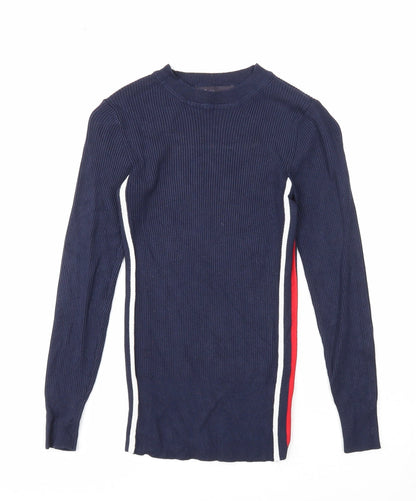 Womens UK Size 6 Marks and Spencer Blue Pullover Jumper