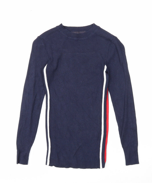 Womens UK Size 6 Marks and Spencer Blue Pullover Jumper