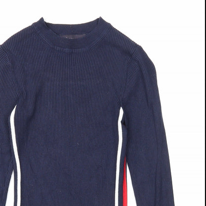 Womens UK Size 6 Marks and Spencer Blue Pullover Jumper