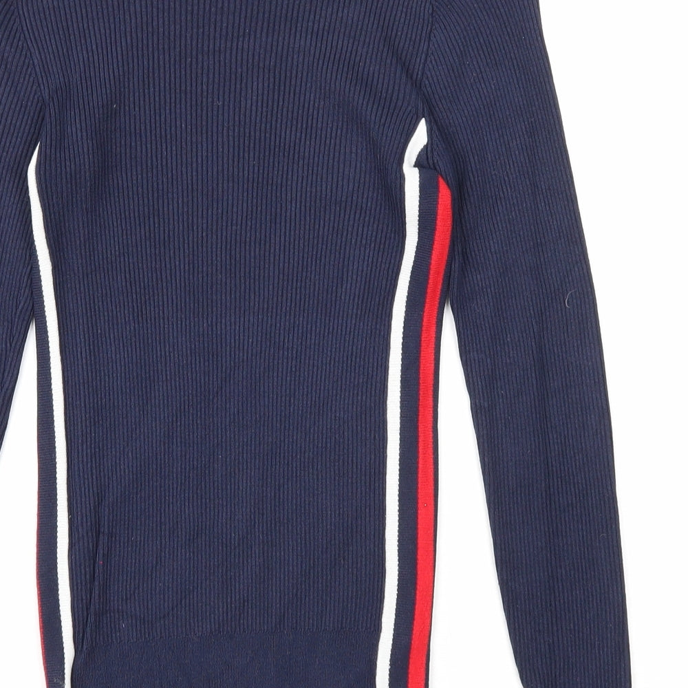 Womens UK Size 6 Marks and Spencer Blue Pullover Jumper