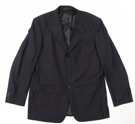 Mens UK Size 42 Daniel Grahame Regular Black Suit Jacket