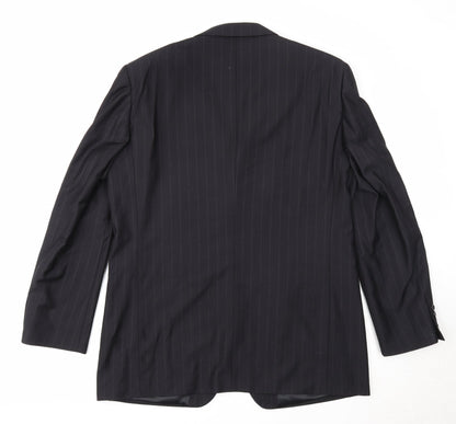 Mens UK Size 42 Daniel Grahame Regular Black Suit Jacket