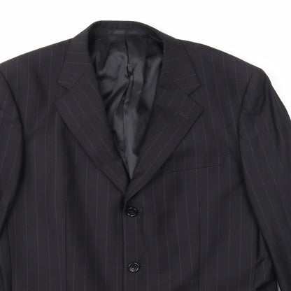 Mens UK Size 42 Daniel Grahame Regular Black Suit Jacket