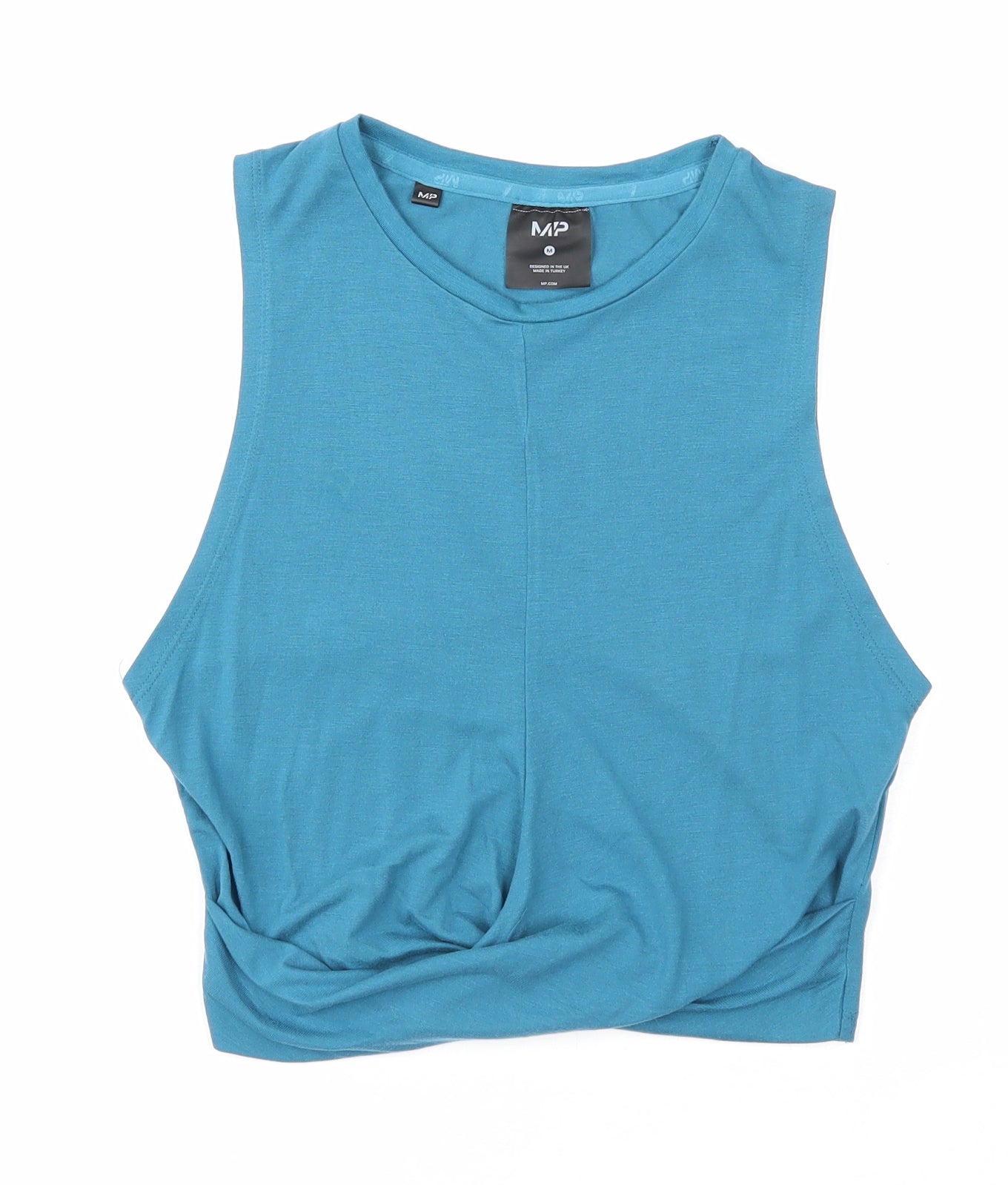 Womens UK Size M MP Blue Cropped Tank