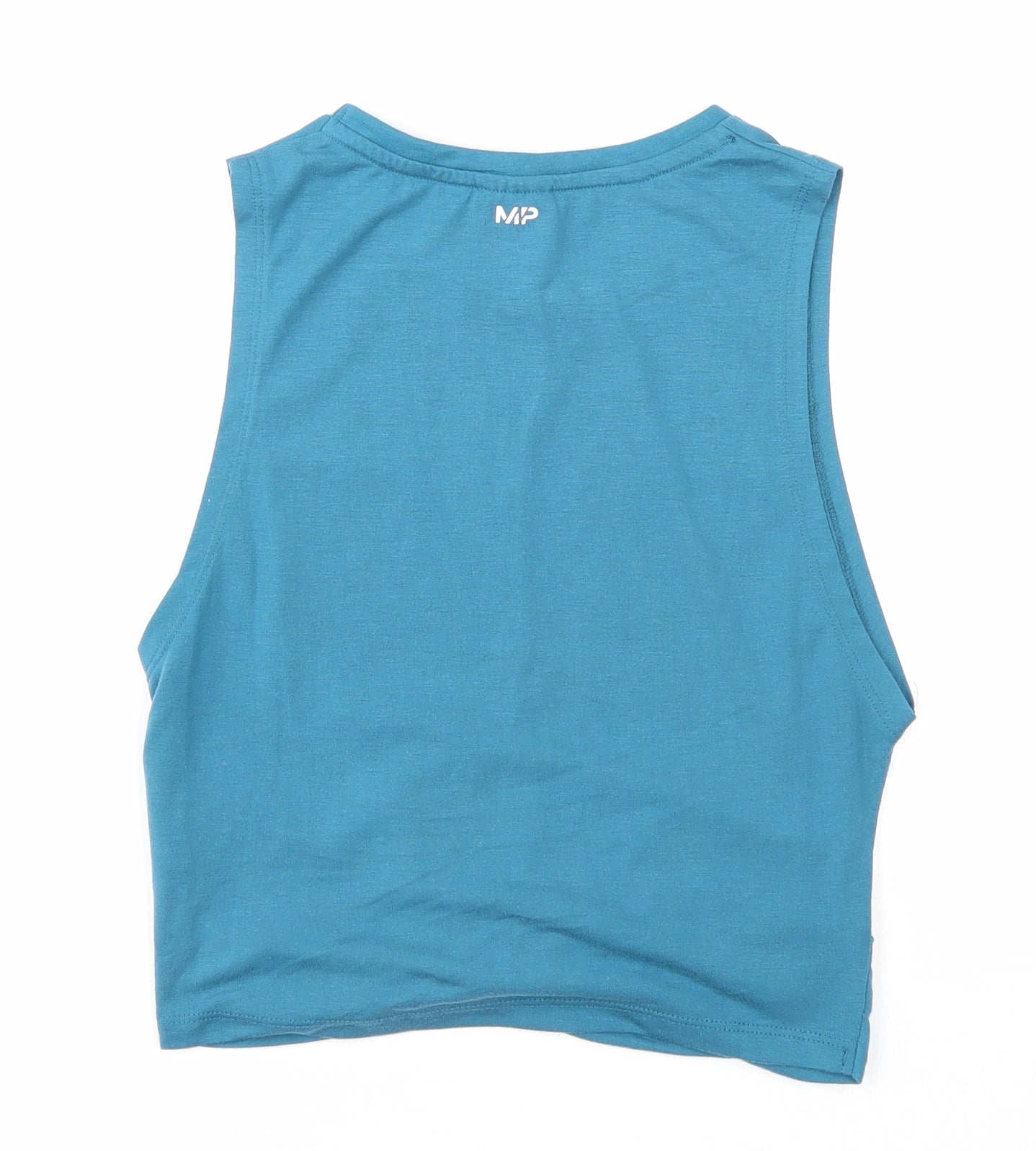 Womens UK Size M MP Blue Cropped Tank