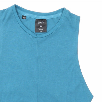 Womens UK Size M MP Blue Cropped Tank