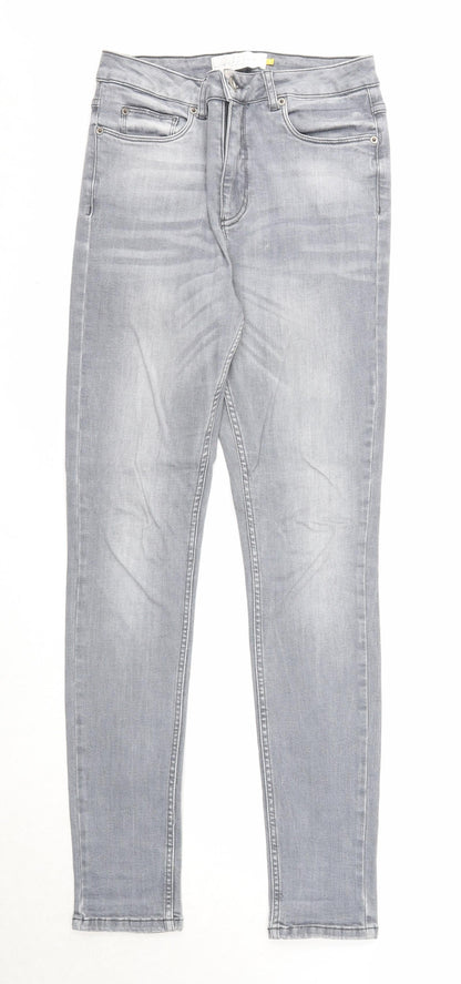 Womens UK Size 10 John Lewis Regular Fit Skinny Grey Jeans
