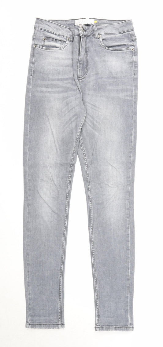 Womens UK Size 10 John Lewis Regular Fit Skinny Grey Jeans