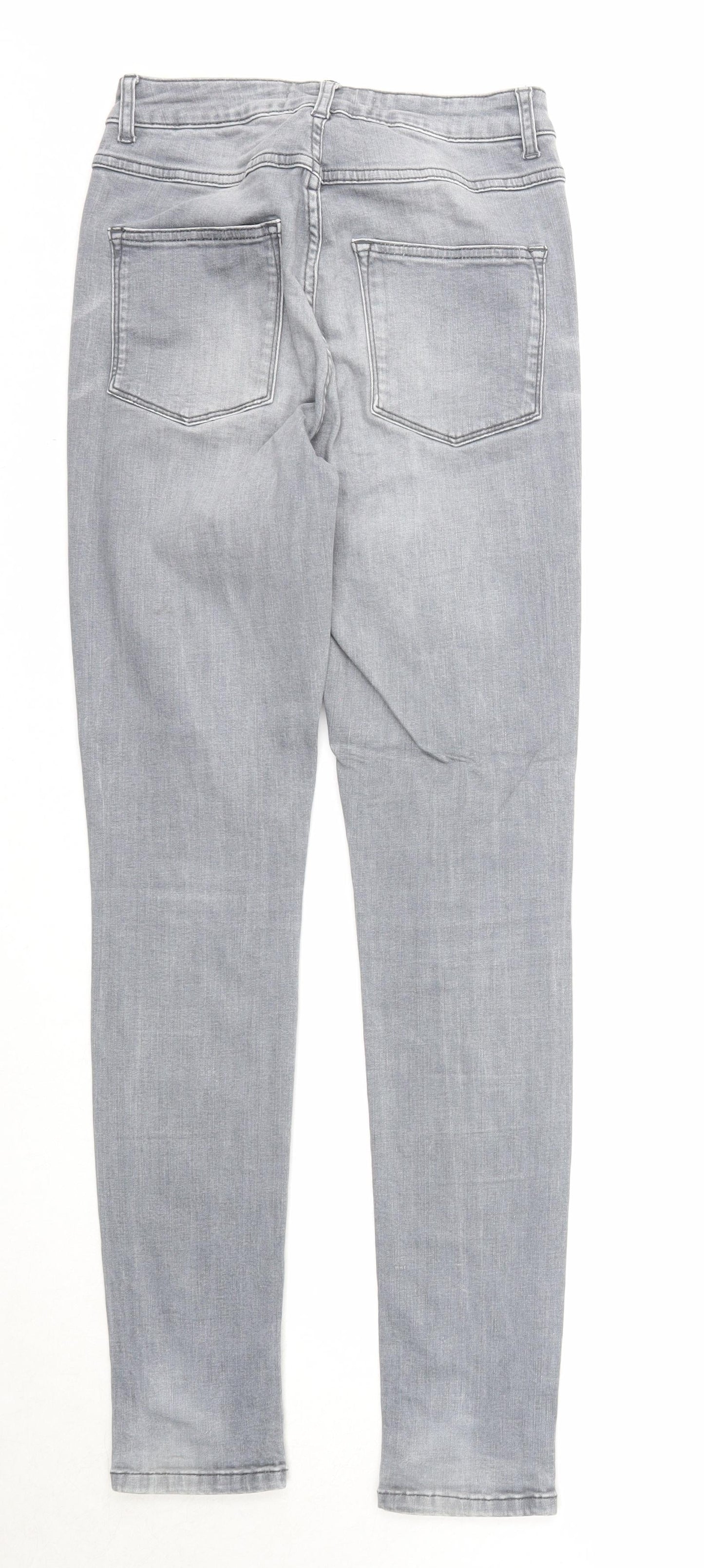 Womens UK Size 10 John Lewis Regular Fit Skinny Grey Jeans