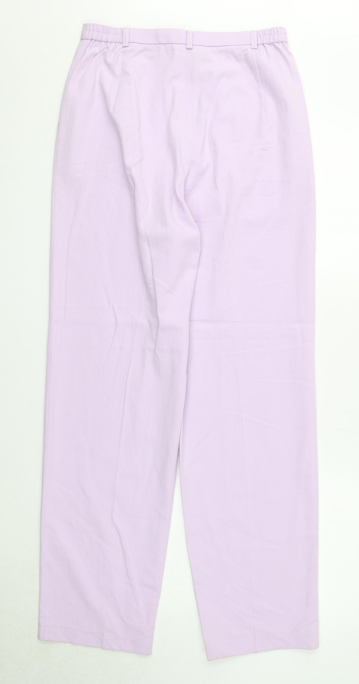 Paul Separates Womens Purple Polyester Trousers Size 12 Regular Zip