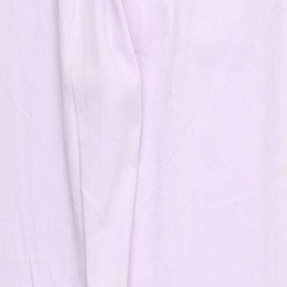 Paul Separates Womens Purple Polyester Trousers Size 12 Regular Zip