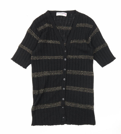 Womens UK Size S Richards Black Cardigan Jumper