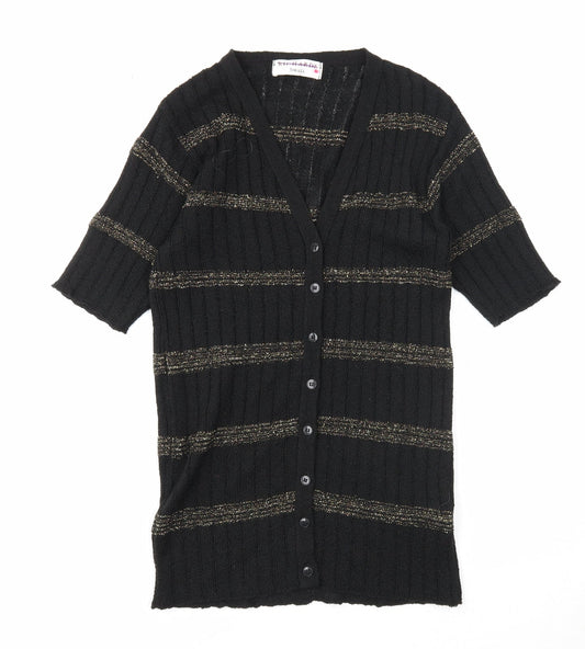 Womens UK Size S Richards Black Cardigan Jumper