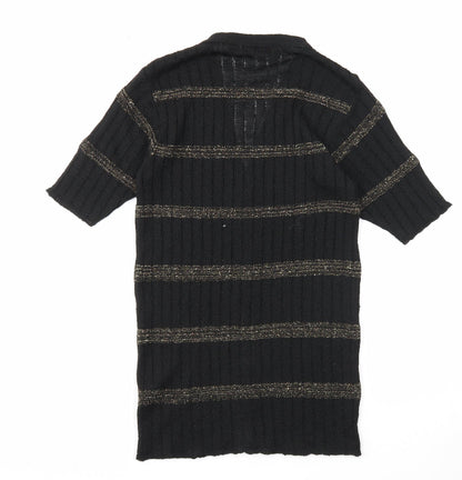 Womens UK Size S Richards Black Cardigan Jumper