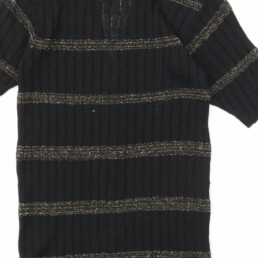 Womens UK Size S Richards Black Cardigan Jumper