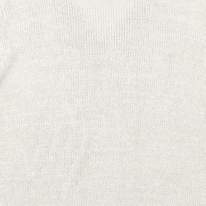 Womens UK Size 16 Casual Comfort Beige Pullover Jumper