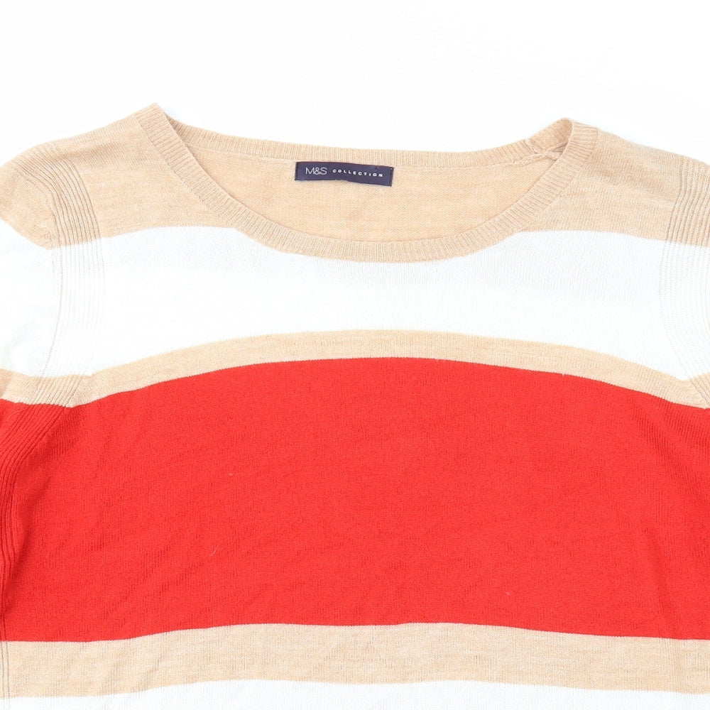 Womens UK Size 18 Marks and Spencer Multicoloured Pullover Jumper