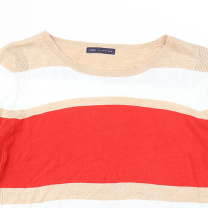 Womens UK Size 18 Marks and Spencer Multicoloured Pullover Jumper