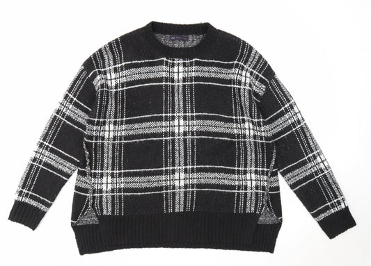 Womens UK Size L Marks and Spencer Black Pullover Jumper
